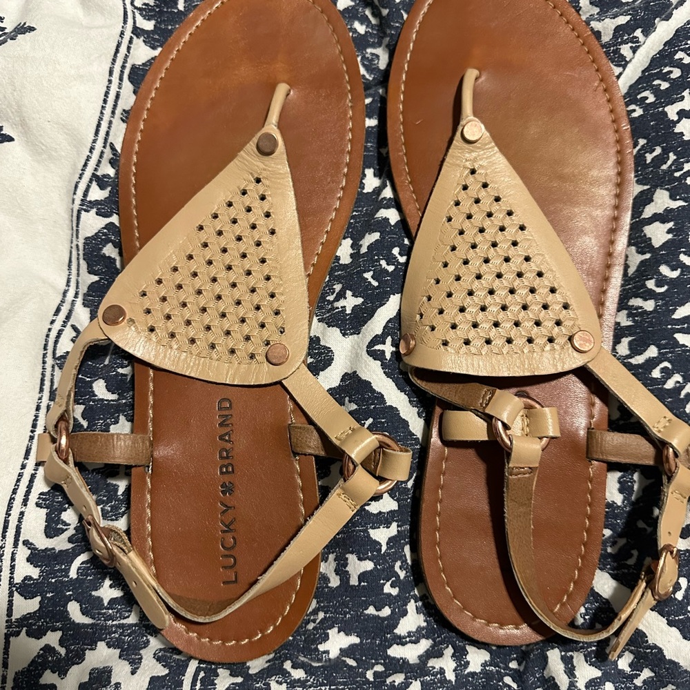 Lucky brand sandals leather sandals